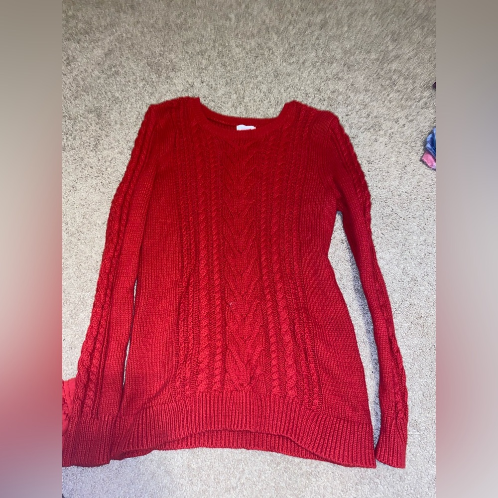 Old Navy long sleeved Red sweater